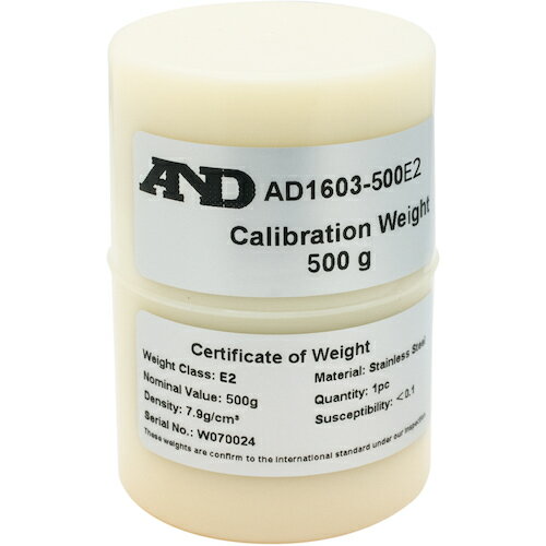 ����������ɡ��ǥ���A&D�ˡ�������ʬƼ��OIML������ʬƼ��F1�顡500g��AD1603��500F1�������֡�AD1603-500F1��