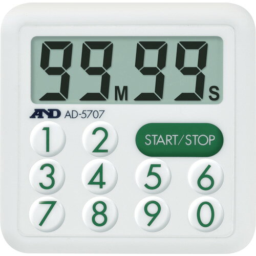 エー・アンド・デイ（A&D）　防滴100分間タイマー　【品番：AD5707】