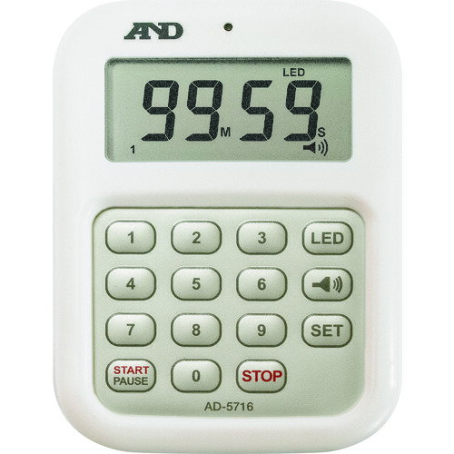 Timers - 【メール便対応】エー・アンド・デイ（A&D）　大音量デジタルタイマー（100分形デジタルタイマー）　AD−5716　【品番：AD-5716】