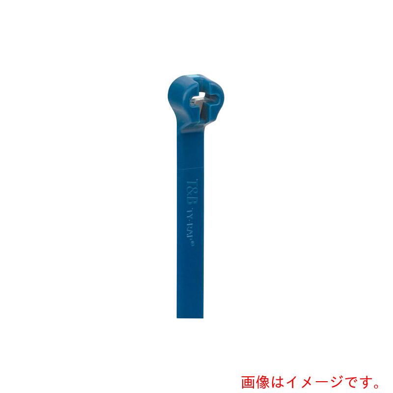 ABB TY−Rap TyGenic高性能ケーブルタイ抗菌・金属検知器対応グレード 深青色…