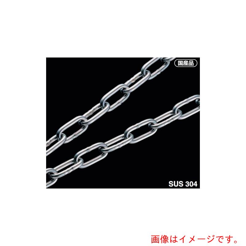 特長 ●ステンレス製品のチェーンです。 用途 ●バリカー、装飾などに使用します。 仕様 ●全長(m)：5 ●線径d(mm)：2 ●内長P(mm)：12 ●内幅W(mm)：3.5 ●使用荷重(kg)：30 材質 ●SUS304 質量・質量単位 ●375.0g 【メーカー名】（株）ふじわら 【メーカー品番】A2-5