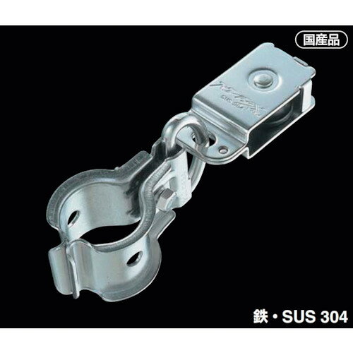 特長 ●開閉式テント用純正部品です。 仕様 ●A・使用芯材外径(mm)：φ6.0〜7.0 ●B(mm)：30 ●C(mm)：15.8 ●L(mm)：98 ●使用ロープ径(mm)：〜6.3 材質 ●「枠材：ステンレス」「車材：ポリアセタール」 質量・質量単位 ●100.0g 【メーカー名】（株）ふじわら 【メーカー品番】GSX-6SS