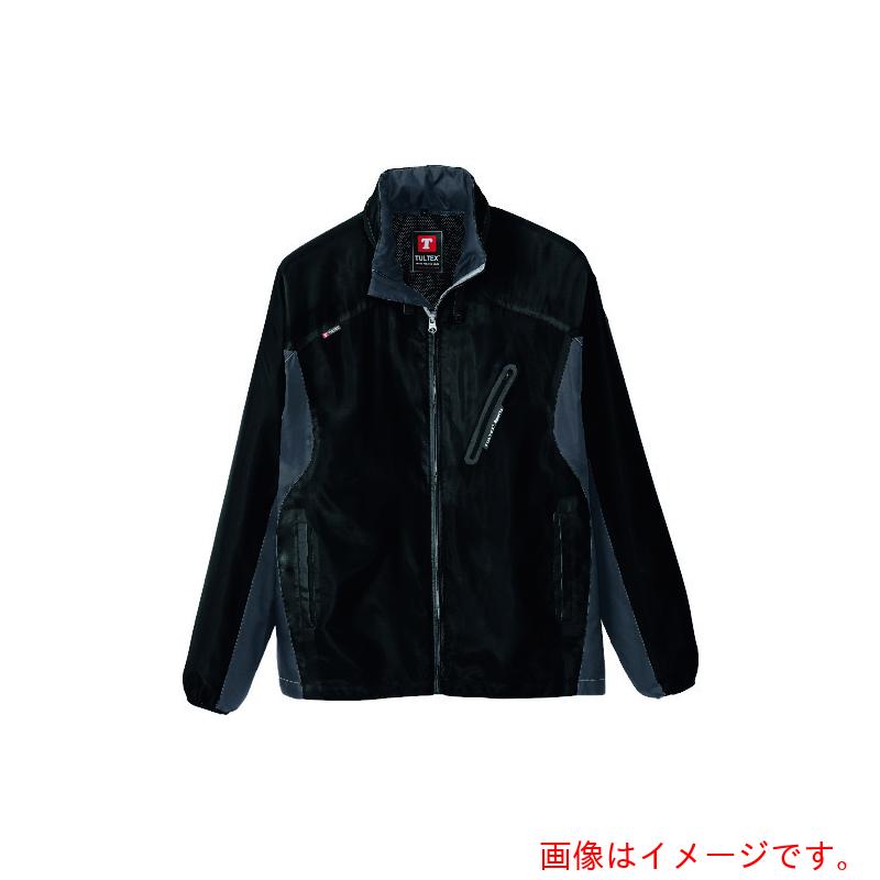 アイトス（AITOZ）　フードインジャケット（男女兼用）　ブラック×チャコール　SS　【品番：10301-110-SS】