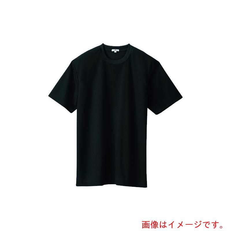 アイトス（AITOZ） 吸汗速乾（クールコンフォート）半袖Tシャツ（ポケット無し）（男女兼用） ブラック 3L 【品番：10574-010-3L】