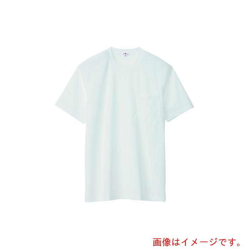 アイトス（AITOZ） 吸汗速乾（クールコンフォート）半袖Tシャツ（ポケット付）（男女兼用） ホワイト SS 【品番：10576-001-SS】