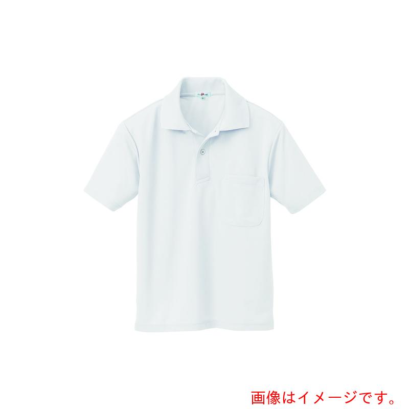 アイトス（AITOZ） 吸汗速乾（クールコンフォート）半袖ポロシャツ（男女兼用） ホワイト 5L 【品番：10579-001-5L】