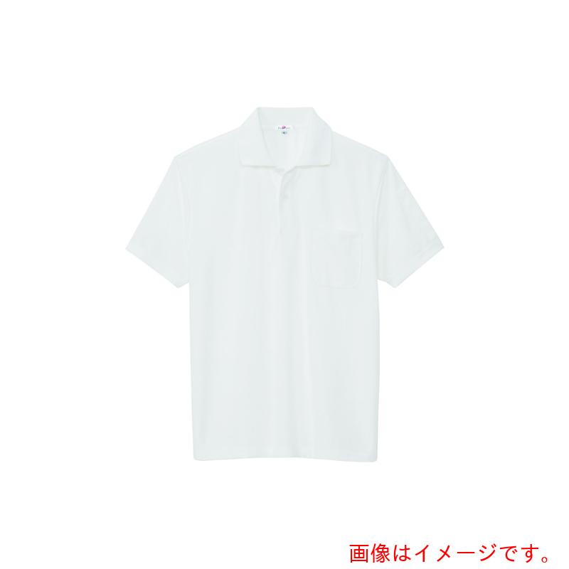 アイトス（AITOZ） 吸汗速乾（クールコンフォート）ペン差し付半袖ポロシャツ（男女兼用） ホワイト S 【品番：10601-001-S】