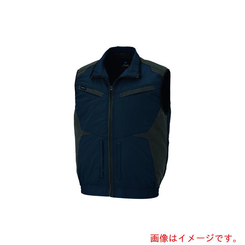 特長 ●フルハーネス外付け専用空調服です。 ●フルハーネス着用時、目視で確認でき、安全性と快適性を両立します。 仕様 ●色：ディープネイビー ●サイズ：5L ●着丈(cm)：70 ●胸囲(cm)：148 ●肩幅(cm)：54 ●生地/高密度ウエザー　平織 ●ポリエステル65％　綿35％　静電防止 ●配色/高強度TCリップ　ポリエステル65％　綿35％ 質量・質量単位 ●400.0g 【メーカー名】アイトス（株） 【メーカー品番】AZ30587-018-5L