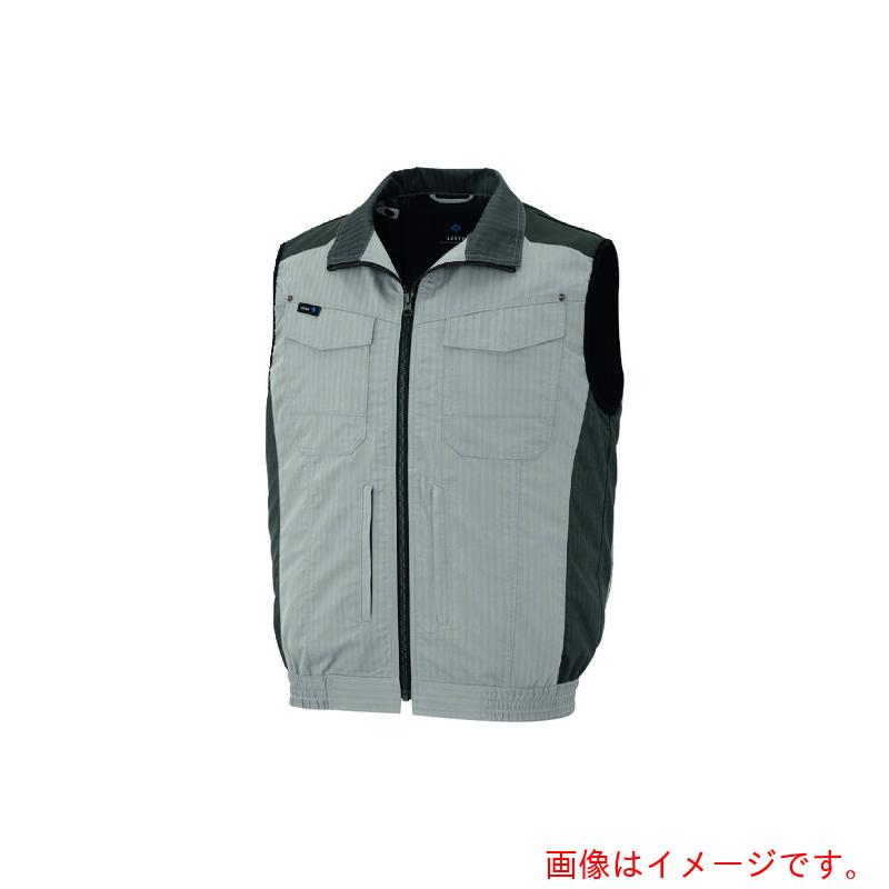 アイトス（AITOZ）　空調服用ベスト（空調服TM）　シルバーグレー　3L　【品番：AZ30697-003-3L】