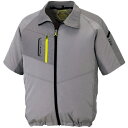 アイトス(AITOZ) 空調服用半袖ジャケット(空調服TM) 杢グレー 6L 【品番:AZ50198-104-6L】(4)