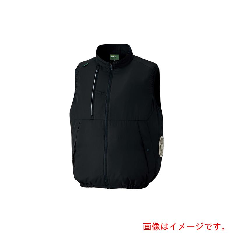 アイトス（AITOZ） 空調服 ベスト（男女兼用）AZ50296 ブラック 3L 【品番：AZ50296-010-3L】