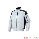 アイトス(AITOZ) 遮熱シェード付空調服長袖ブルゾン (空調服TM) フルハーネス対応 シルバー 3L 【品番:AZ50299-003-3L】