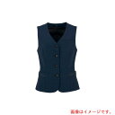 アイトス(AITOZ) ピエ レディースベストAZ630011 ネイビー 21 【品番:AZ630011-011-21】