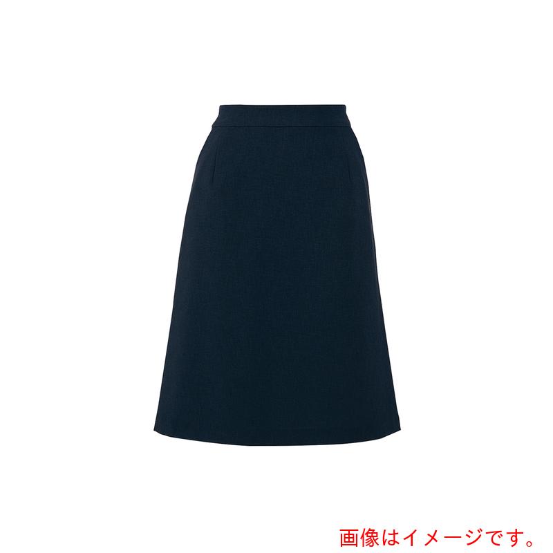 アイトス（AITOZ）　ピエ　レディースAラインスカートAZ630022　ネイビー　7　【品番：AZ630022-011-7】