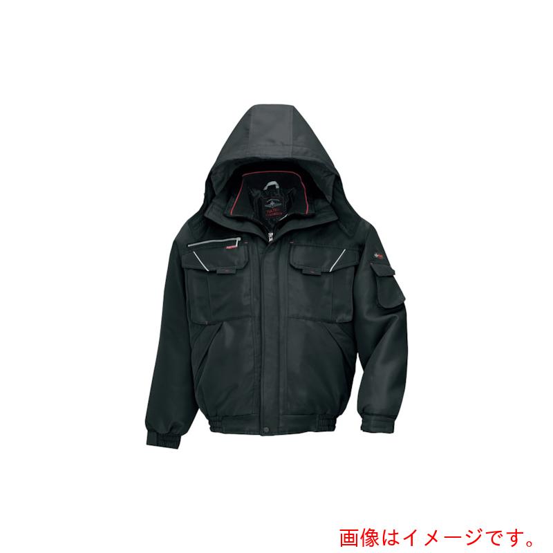 特長 ●価格を超えた高機能防寒です。 用途 ●屋外・屋内作業全般用。 仕様 ●色：ブラック ●サイズ：4L ●着丈(cm)：76 ●胸囲(cm)：146 ●肩幅(cm)：61 ●袖丈(cm)：64.5 ●防風 材質 ●表生地：ポリエステル100％ ●中綿：ポリエステル100％ 質量・質量単位 ●950.0g 【メーカー名】アイトス（株） 【メーカー品番】AZ8461-010-4L