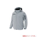 アイトス(AITOZ) 防寒ブルゾン(男女兼用)AZ8971 裏地アルミ配合PUプリント シルバーグレー 3L 【品番:AZ8971-103-3L】(4)