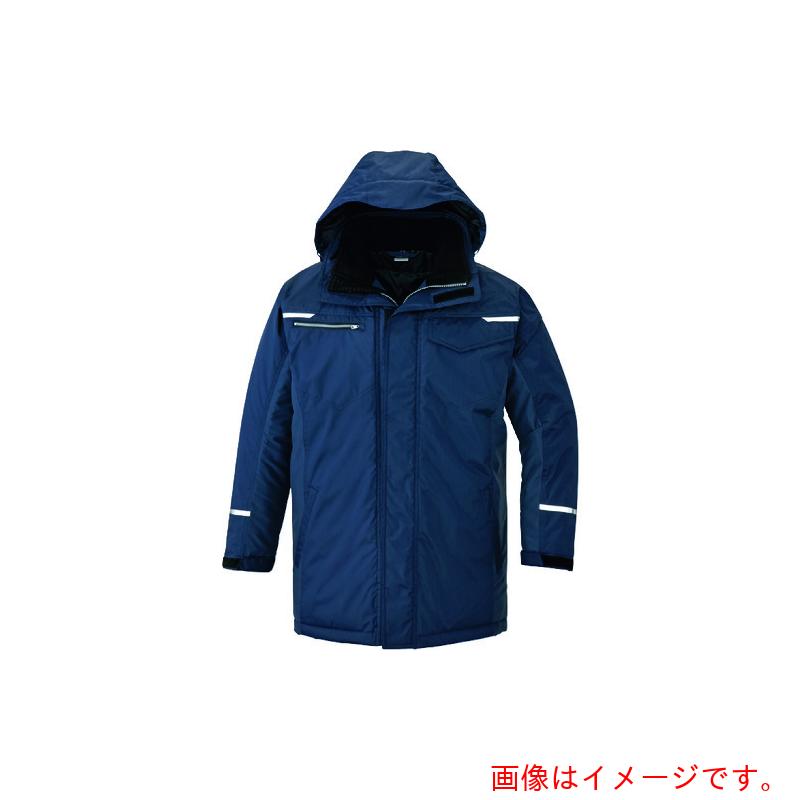 アイトス(AITOZ) 制電防寒コート ネイビー 【品番:AZ9365-008-4L】