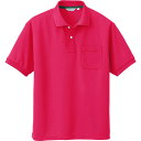 アイトス(AITOZ) メンズ半袖ポロシャツ レッド L 【品番:CL1000-046-L】