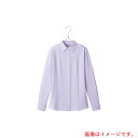 アイトス(AITOZ) ピエ 長袖ブラウスHCB4001 パープル 7 【品番:HCB4001-082-7】(4)