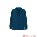 アイトス(AITOZ) 制電長袖ポロシャツ(男女兼用) アイアンブルー M 【品番:50012-076-M】