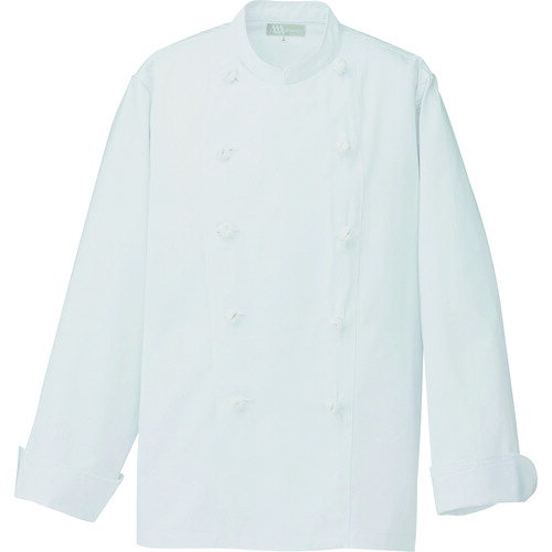 アイトス(AITOZ) コックコート(男女兼用) ホワイト L 【品番:861022-111-L】