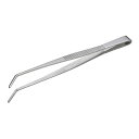 【メール便対応】アネックスツール ステンレスピンセット 先曲180mm (先端ギザ) 【品番:138】【JAN:4962485091194】
