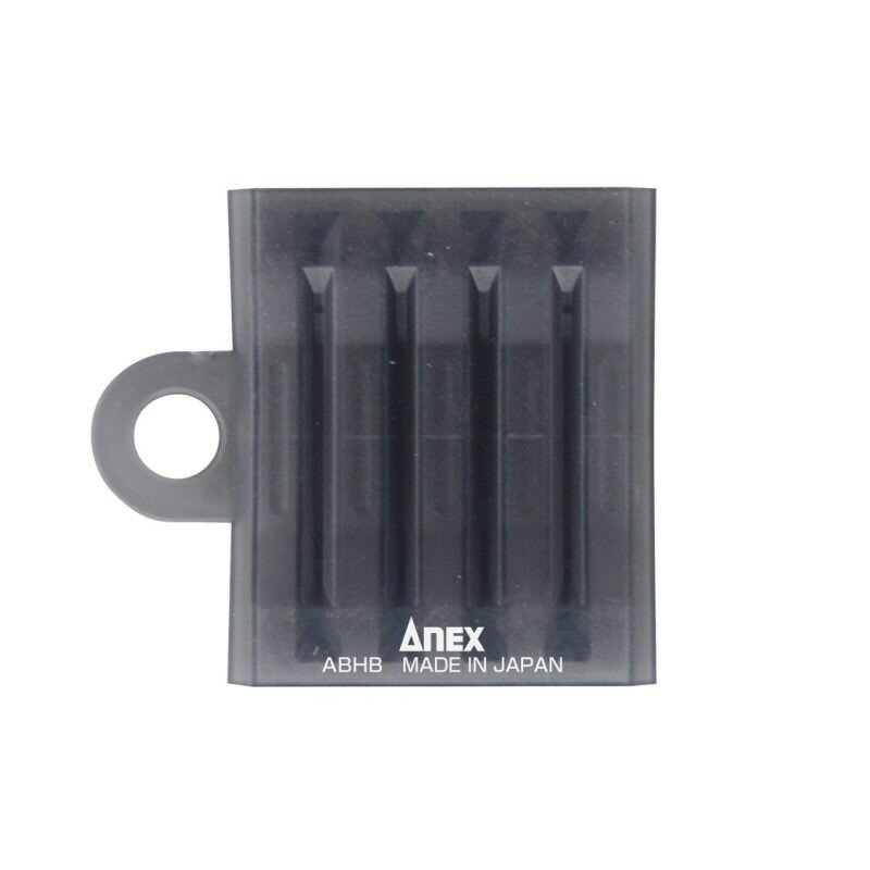 【メール便対応】アネックスツール　5本組ビットホルダー　クリアーブラック　【品番：ABHB-5CK】【JAN..