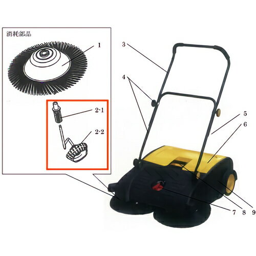 【別途送料あり】アクアシステム AJL750S用左右ホイールセット 【品番：ECSW900600】