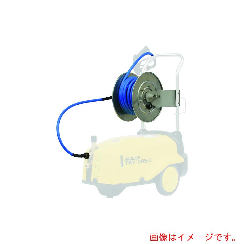 仕様 ●適合機種：TRY-245・345・395 ●巻取能力(m)：20 ●本体寸法(mm)：400×360×350 ●スチール ●20m(3/8Bホース)巻取可能 質量・質量単位 ●4.5kg 【メーカー名】有光工業（株） 【メーカー品番】129F90013