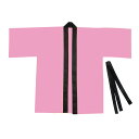 アーテック ArTeC カラー不織布ハッピ 子供用 J 桃 【品番:1293】