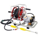 麻場(ASABA) 小型動噴ポンプティ MP−392AM 巻取機・ホースガイド付 【品番:450124350】