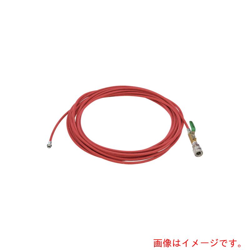 特長 ●ポリエステルチューブにステンレスメッシュ、ナイロンカバーの3層構造です。 ●ステンレスメッシュ層により、コシが強く、管内の通過性がバツグンです。 ●抵抗が少なく、SUS洗管ホースより高い推進性です。 ●用途に合ったノズルを取り付けて使用できます。 ●コック付きで送・止水の操作ができます。 仕様 ●適合機種：高圧洗浄機12/80G・GP、16/150G・GP・GS、18/150、16/215、16/200G・GP・GS、13/100GS、8/100GS、13/150G、21/90G・GP、21/80GS、21/100GS ●長さ(m)：20 ●コック：無し ●ノズル側接続：ねじ式 ●高圧洗浄機側接続：SUSワンタッチカプラ ●ホース外径(mm)：φ9.0 材質 ●外装：樹脂 ●カプラ：ステンレス 質量・質量単位 ●2.0kg 注意事項 ●ノズルは別販売品です。 【メーカー名】アサダ（株） 【メーカー品番】HD03235