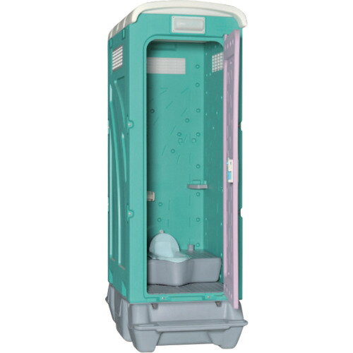 【別途送料あり】旭ハウス工業　仮設トイレ　AUトイレ　簡易水洗タイプ　和式　グリーン　【品番：1001..