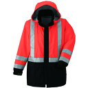 Asahicho ゴアレインコート(高視認タイプ) 51019 LL 蛍光オレンジ 【品番:51019 LL 60】