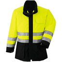 Asahicho ゴアテックス防寒コート 高視認タイプ 51017 3L 蛍光イエロー 【品番:51017 3L 14】