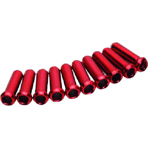 【メール便対応】ワールドツール（アストロプロダクツ）　10PC　ブレーキワイヤーエンドキャップ　レッ..
