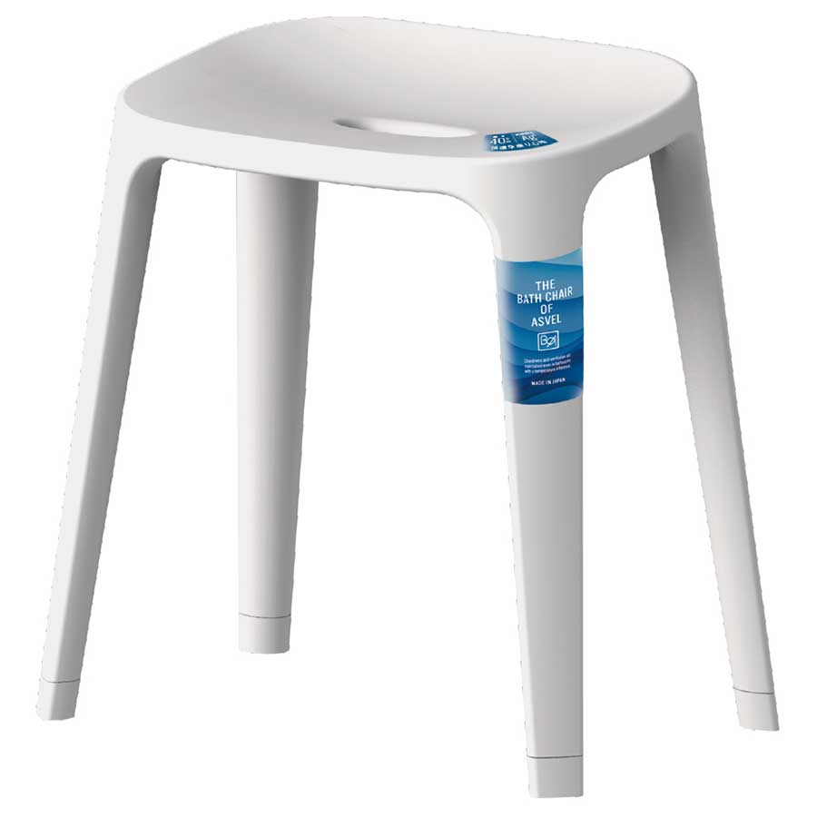 【BLACK FRIDAY特別価格】アスベル　バスチェア EX40　ホワイト　【品番：5319】