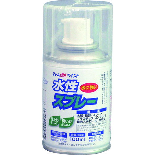 【別途送料あり】アトムサポート　アトムペイント　水性スプレー　100ML　ネオクリヤー　【12個】　【品番：00001-09572】