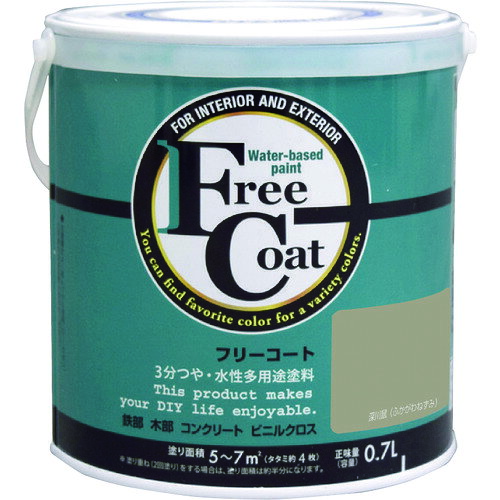 【別途送料あり】アトムサポート　アトムペイント　水性フリーコート　0．7L　深川...