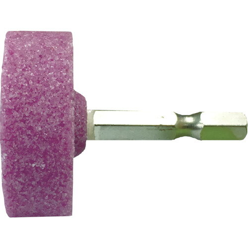 イチネンアクセス　RELIEF　六角軸　軸付砥石　金属用（PA）　平型　φ38×13mm　【品番：27813】(4)