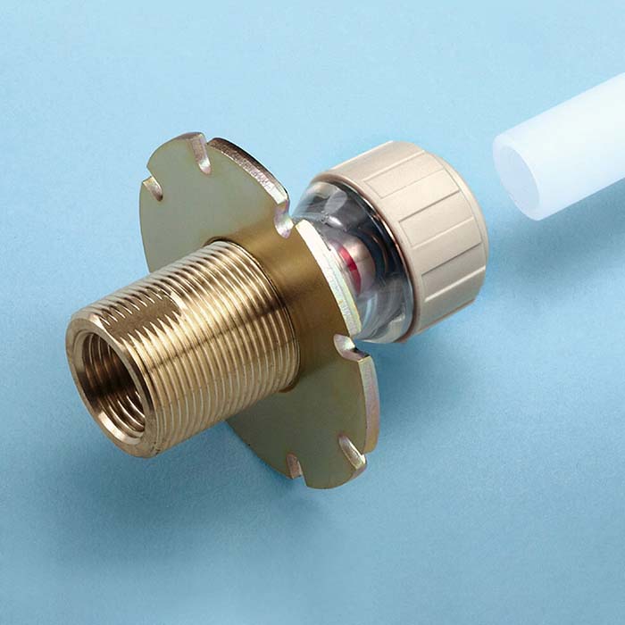 バクマ工業　ハードロック ワンタッチ継手 架橋ポリエチレン管継手 座付アダプター（EZSP）　【品番：E..