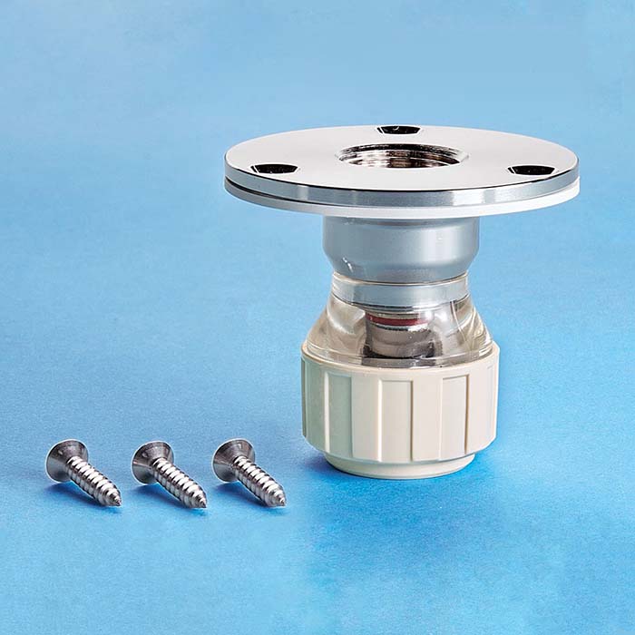 バクマ工業　ハードロック ワンタッチ継手 架橋ポリエチレン管継手 床上ソケット（EZTMP）　【品番：EZTMP1/2×13】