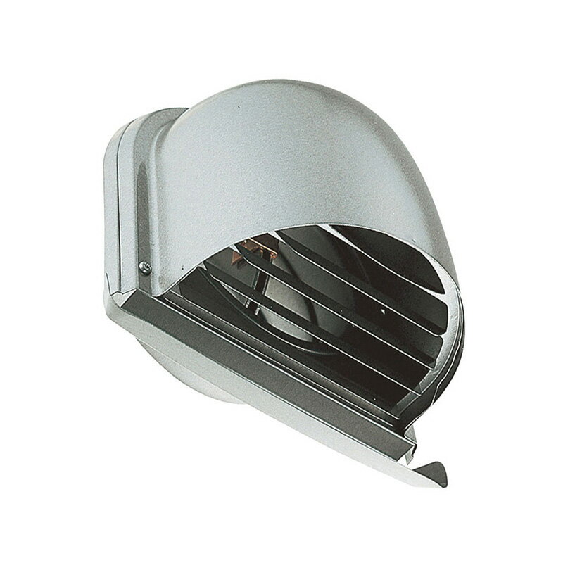 バクマ工業 U型フード付換気口 ［防火ダンパー付］・ND-SUV2タイプ アミ付・取付穴付 200φ 【品番：ND-200SUV2-A5-SL-120℃】