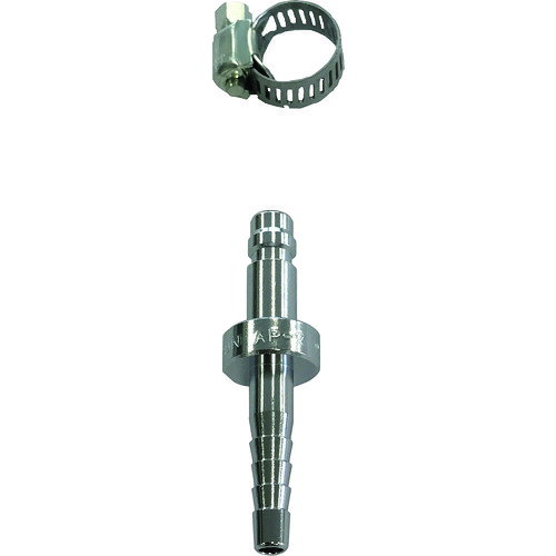 ●ホース接続カプラ(ホースバンド付)／ワンショット金具アセチレン用 質量・質量単位 ●22.0g 【メーカー名】BBKテクノロジーズ（株） 【メーカー品番】C6