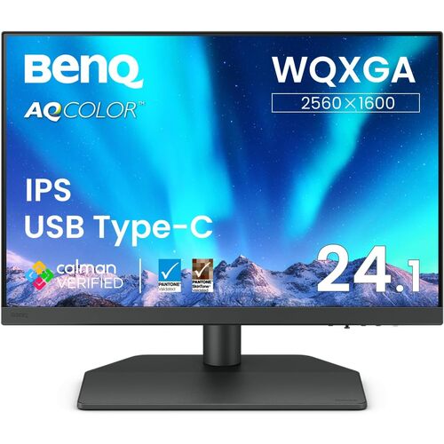 ベンキュージャパン（BENQ） ＜BenQ＞24．1インチ液晶ディスプレイ（2560x1600／ダークグレー）SW242Q 【品番：SW242Q】