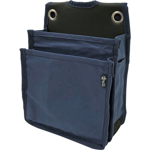 ベストツール　極匠　帆布製小型腰袋（2段）　ベルト生地補強仕様　ネイビー　【品...