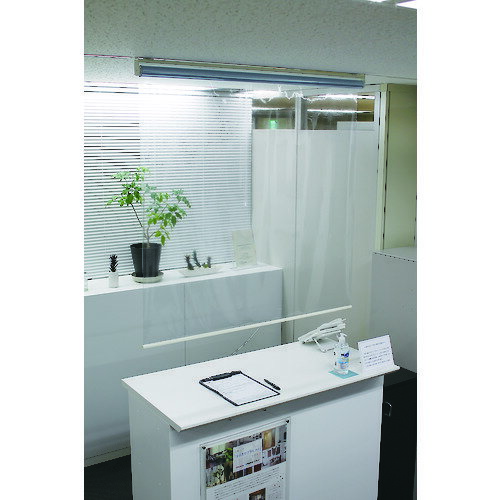 立川ブラインド工業　透明ロールスクリーン（プルコード操作）　【品番：20RSP-CL-60180】