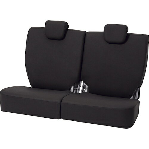 ボンフォーム（BONFORM）　カーシートカバー　カラードカバー軽リヤ分割　BK　【品番：40552708】
