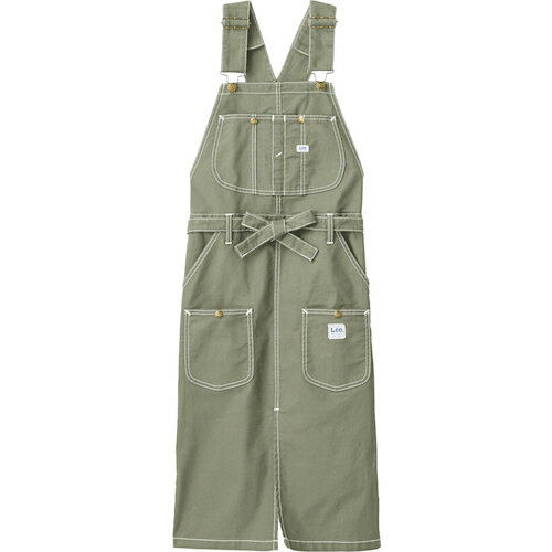 ボンマックス（BONMAX）　Leeワークウェア　オーバーオールエプロン　カーキ　M　【品番：LCK79007-4-M】