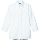 ボンマックス(BONMAX) Leeワークウェア メンズシャンブレー七分袖シャツ ホワイト S 【品番:LCS46004-15-S】